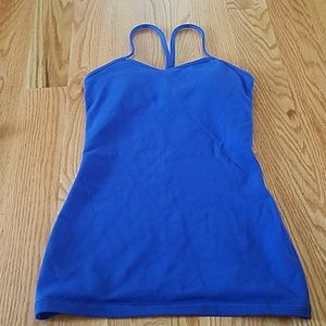 Lululemon blue workout top